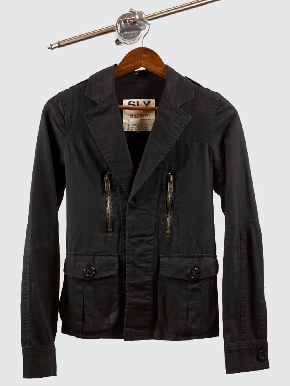 SLY Japan Acapulco de Juarez Black Military Utility Jacket Size M